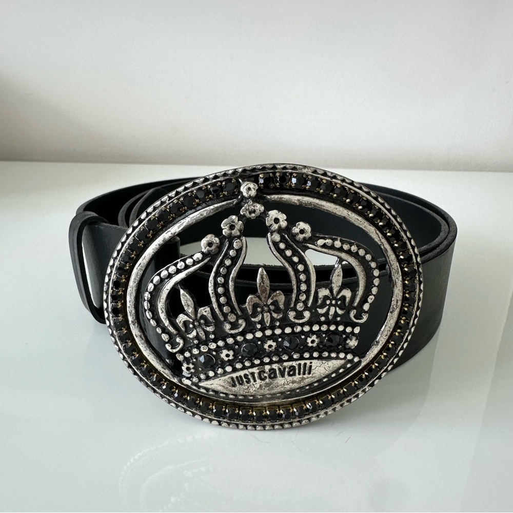 Just Cavalli leather belt Authentic Retail 390$